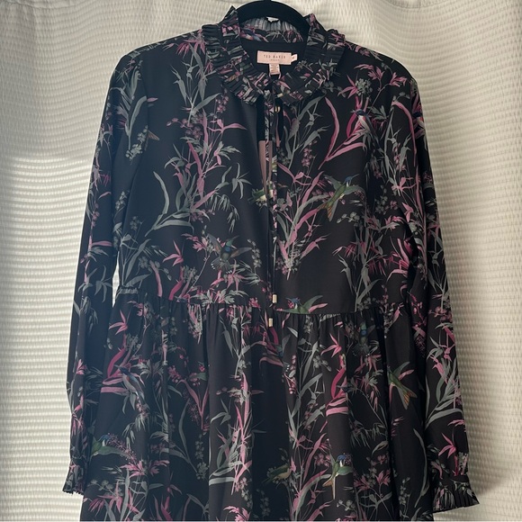 Ted Baker tropical elegance skater dress *NWT* - Picture 2 of 7